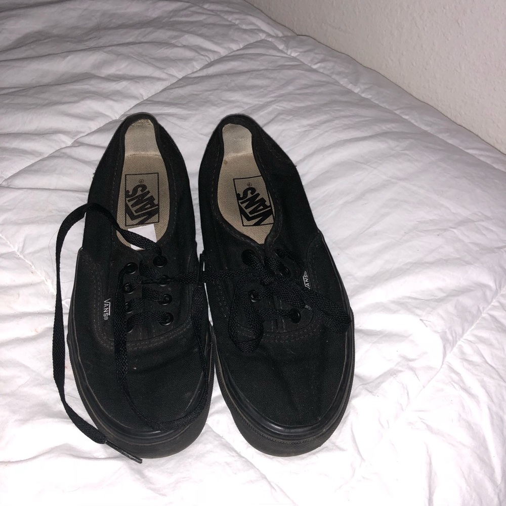 All Black Vans